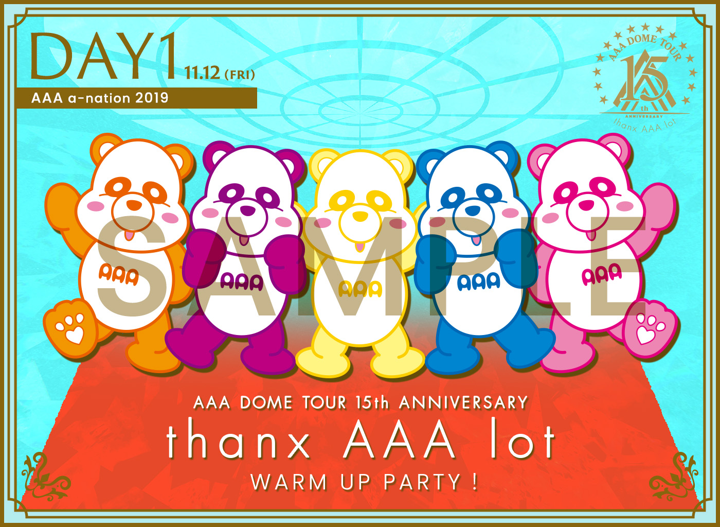 AAA DOME TOUR 15th ANNIVERSARY -thanx AAA lot- WARM UP PARTY！ - Z-aN